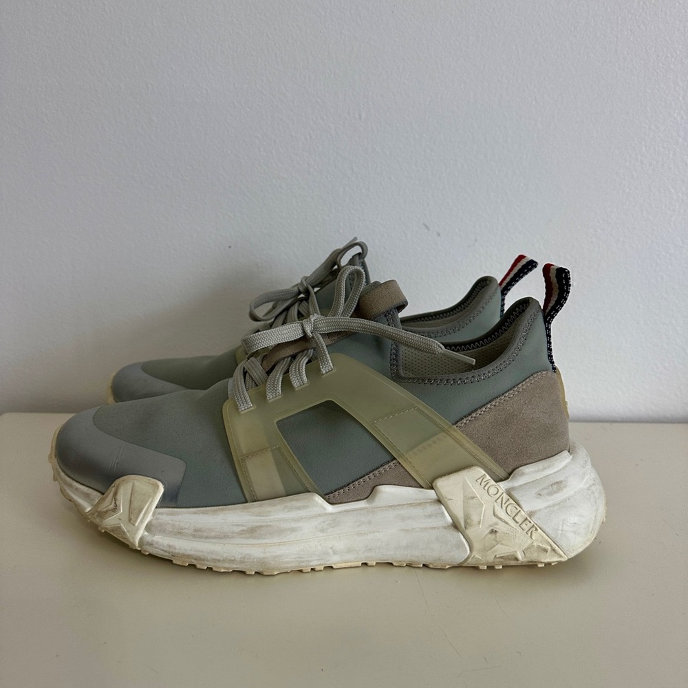 MONCLER Men's Lunarove Gray Silver Designer Shoes, SZ 43/US 10 - Picture 12 of 12